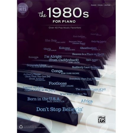 ALFRED MUSIC Alfred Music 00-44134 Greatest Hits the 1980s for Piano; Vocal & Guitar Book 00-44134